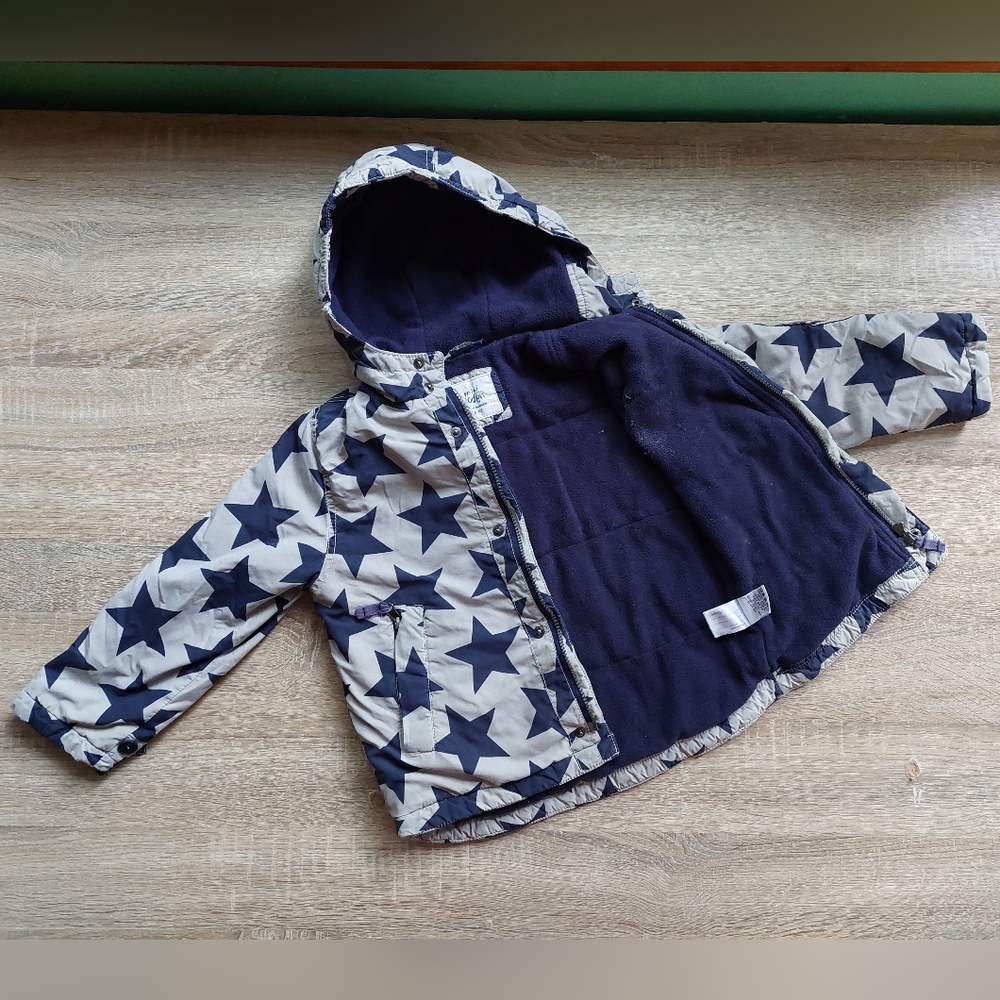 Mini Boden fleece star coat 5-6 years - Picture 3 of 16